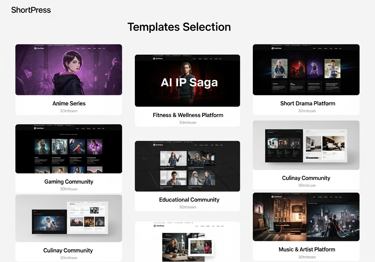 Select Your Business Template